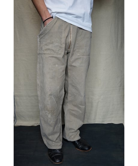 1960s French Helicopter mechanic pants “CIGOGNE AVIATION”