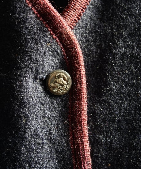 1960s Tyrolean wool vest “animal button“