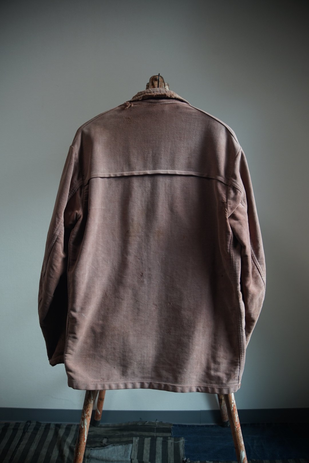 40s French peach skin sports jacket フレンチ