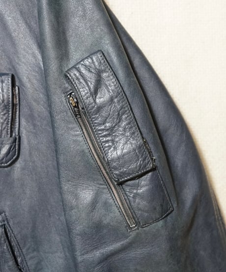 1970s French Air Force pilot leather jacket “full set”