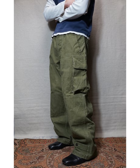 1940~50s French army M-47 cargo pants “early model”