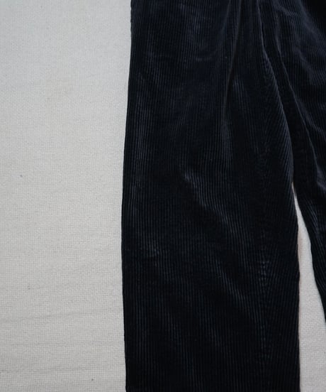1950s German black corduroy work pants