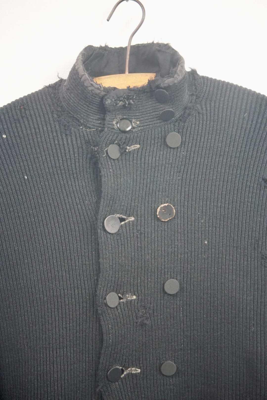 1920s German double breasted knit jacket cotton