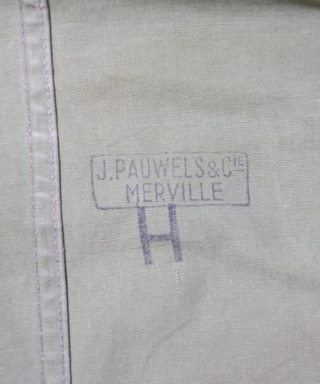 1950~60s French military TAP47/56 lizard camo paratroopers jacket “hop sack”