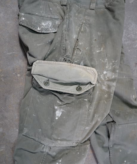 1950s French army M-47 cargo pants late model
