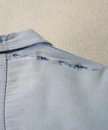 1950~60s French light moleskin work jacket “VULCAIN”