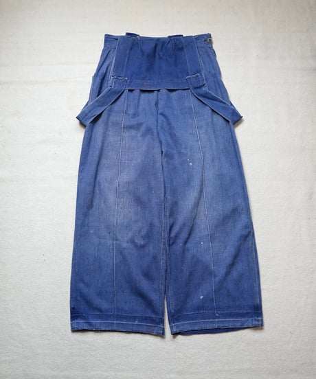 1940s German cotton×rayon ladies overall