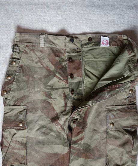 1950s French army TAP47 LIZARD CAMO trouser “hopsack”
