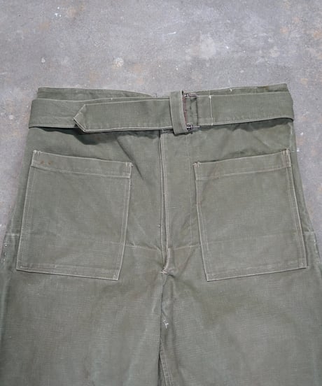 1930~40s French army M-35 tank crew pants
