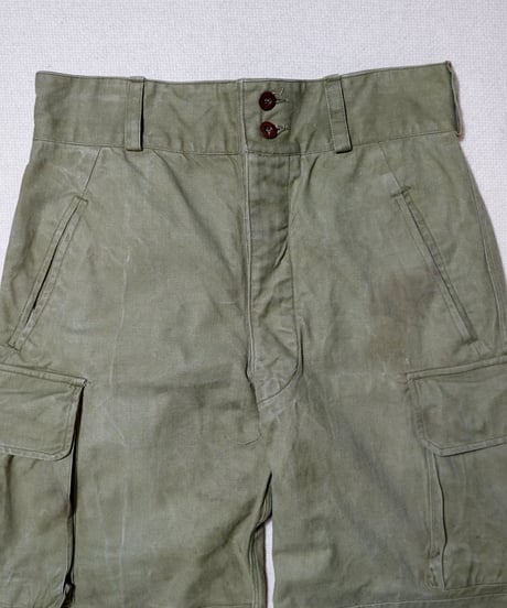 1940~50s French army M-47 cargo pants “early model”