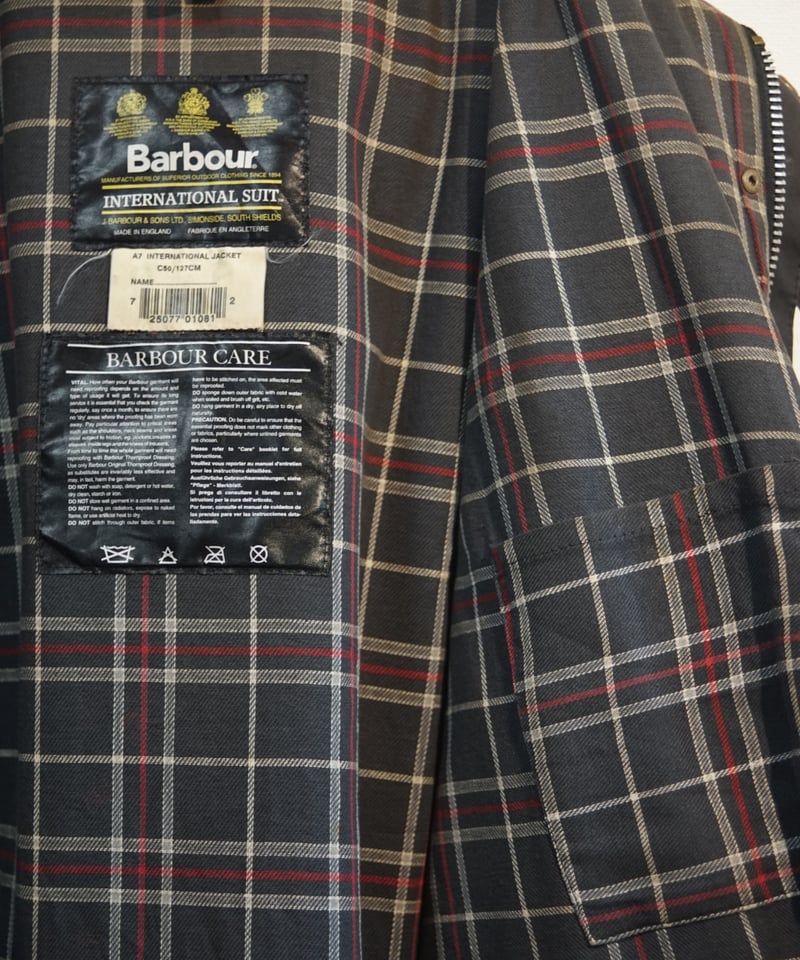たく様　売約90s Barbour バブアー ライナー　c46 a297 たく様 売約90s Barbour バブアー ライナー c46 a297 - メルカリ