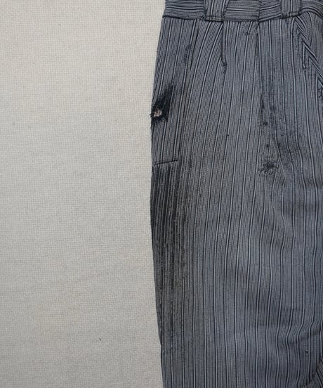 1950s French cotton piquet work pants