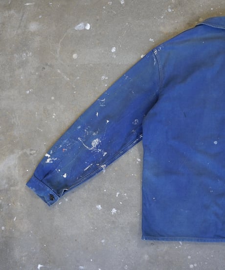 1940~50s French blue cotton twill work jacket “Adolphe Lafont”