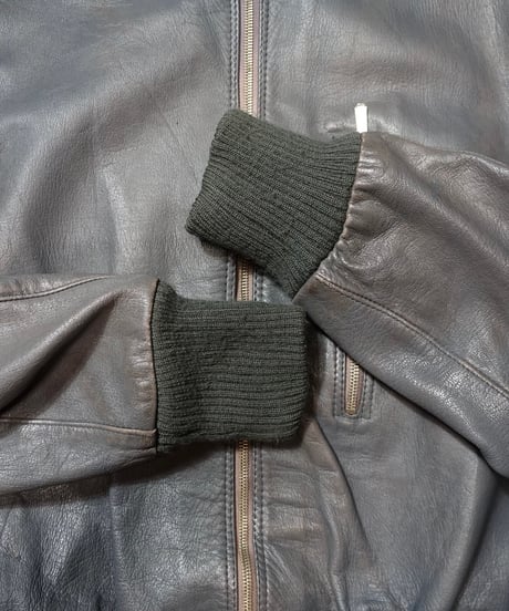 1980s German military pilot leather jacket