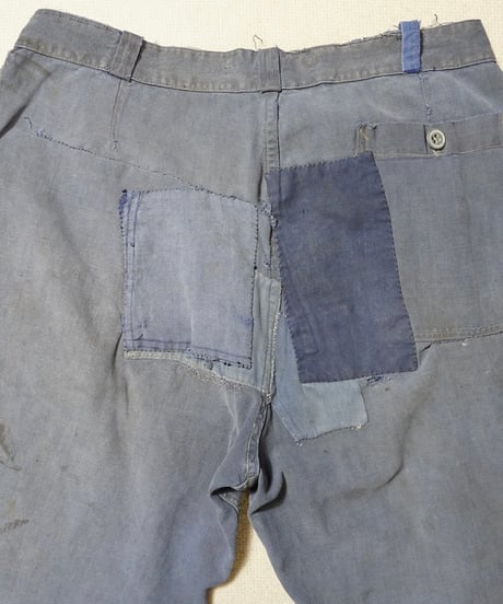 1950s French cotton twill work pants “VULCAIN”