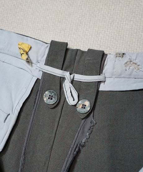 1940~50s German heavy rayon slacks