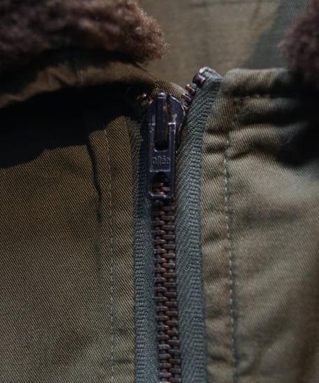 1970s French air forces flight jacket with boa