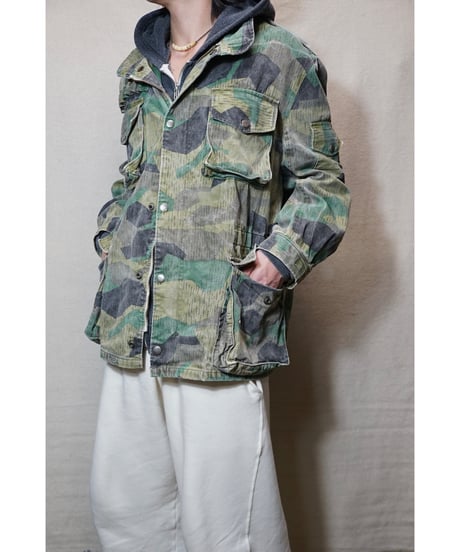 1970~80s German sprinter camouflage M-65 style jacket