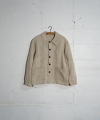 French work-style jacket made of antique linen