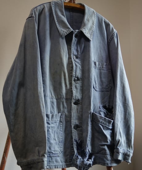 1960s French work jacket “cotton twill”