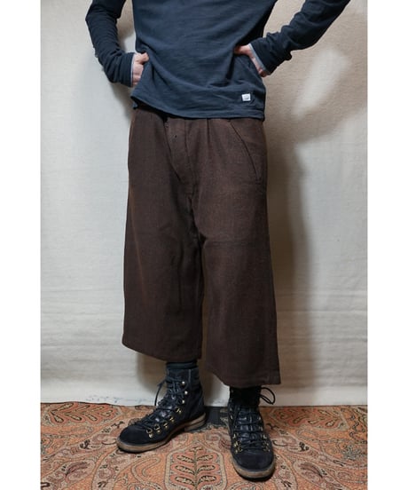 1940s French wool cropped work pants
