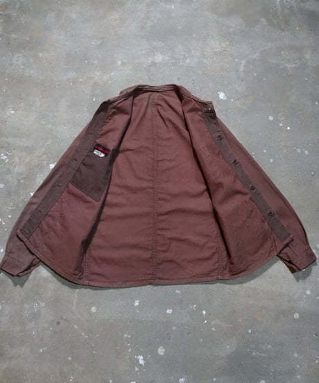 1960s French brown cotton twill work jacket