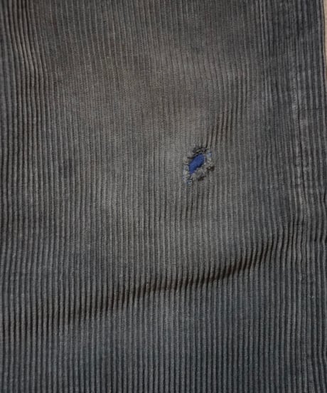 1950s German black corduroy work pants “2tuck”