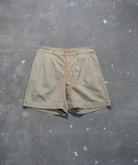 1950~60s French army M-52 chino shorts