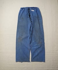 1960~70s German cotton herringbone prisoners work pants