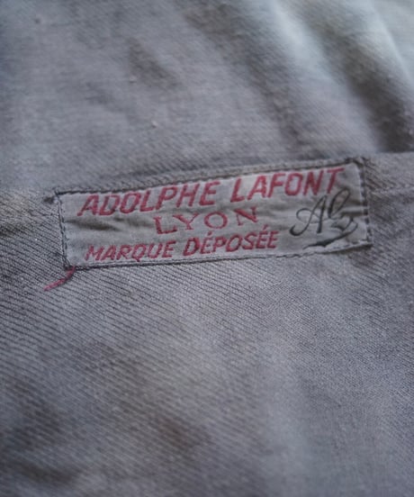 1940s French cotton twill work jacket “Adolphe Lafont”