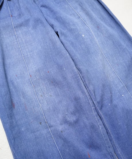 1940s German cotton×rayon ladies overall