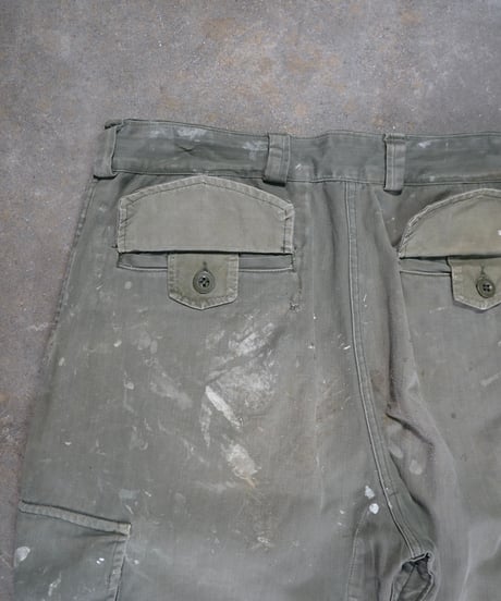 1950s French army M-47 cargo pants late model