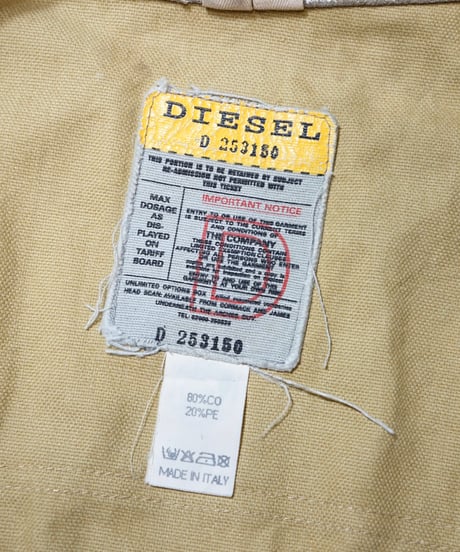 1990s Italian old DIESEL tracker style jacket
