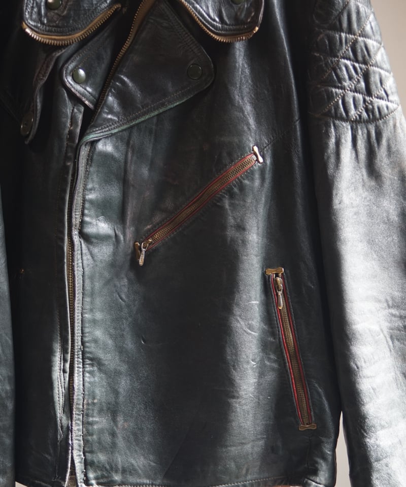 1940~50s German army motorcycle leather jacket 1940~50s German army motorcycle leather jacket