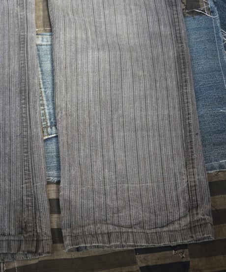 1950~60s French cotton stripe work pants