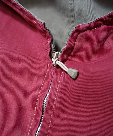 1950s German cotton hooded mountain jacket “reversible”