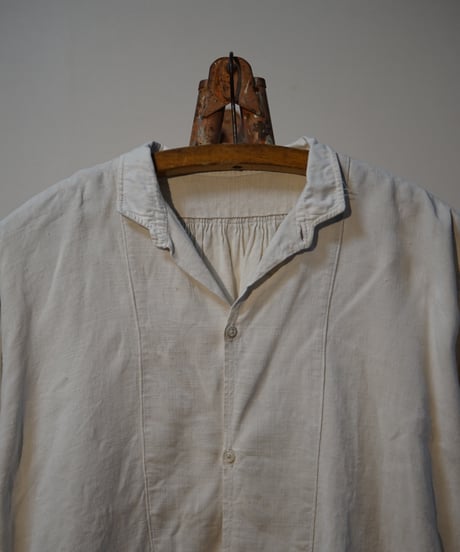 1900~1920s French linen pullover shirt