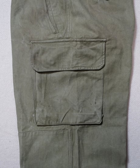 1940~50s French army M-47 cargo pants “early model”
