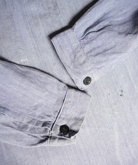 1960s French marine national linen sailor shirt