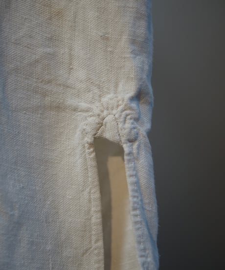 1900~1920s French linen pullover shirt