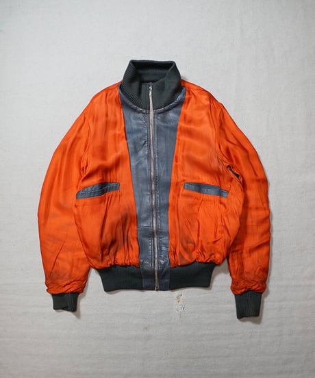 1980s German military pilot leather jacket