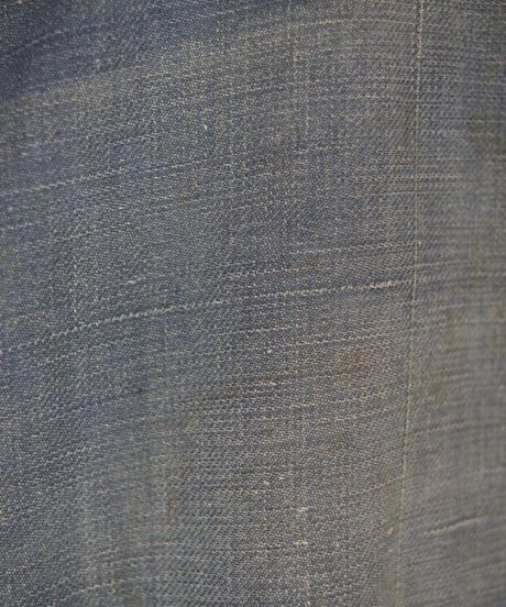 1930s French canvas cotton×linen work trouser