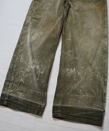 1940s German corduroy painter work pants