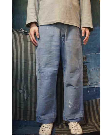 1950s French moleskin work trouser