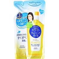 【Refill】KOSE Softymo White Cleansing Oil 200 ml - ホワイト クレンジングオイル