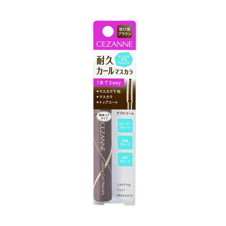 CEZANNE Lasting Curl Mascara - 耐久カールマスカラ