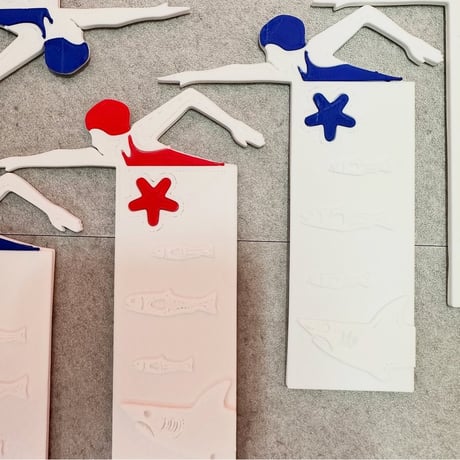 swimming bookmark
