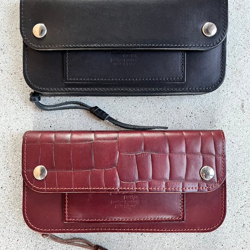 LW-05-BLK Tracker Wallet（ジャンパーホックボタン・ヌメ革