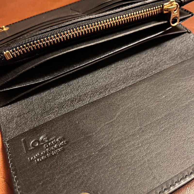 LW-04-BLK Long Wallet（ヌメ革） | kyotani leather works