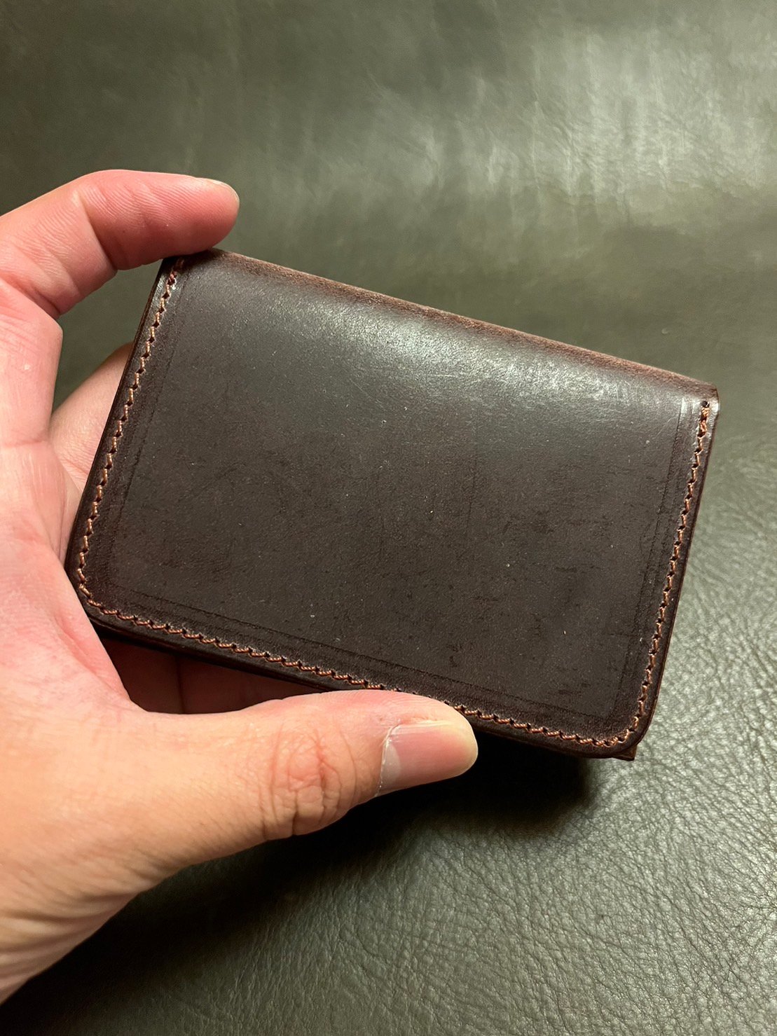 LPC-02-BGD-BRI（レザーパスケース・ブライドルレザー） | kyotani lea